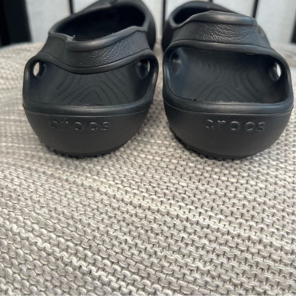 CROCS Women’s Taylor Slingback Black Ballet Flats Women's Shoes 7 NWOT - Picture 5 of 6